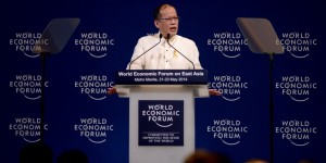 GOOD GOVERNANCE, GOOD ECONOMICS. President Aquino praised his administration's successes in addressing issues such as corruption.