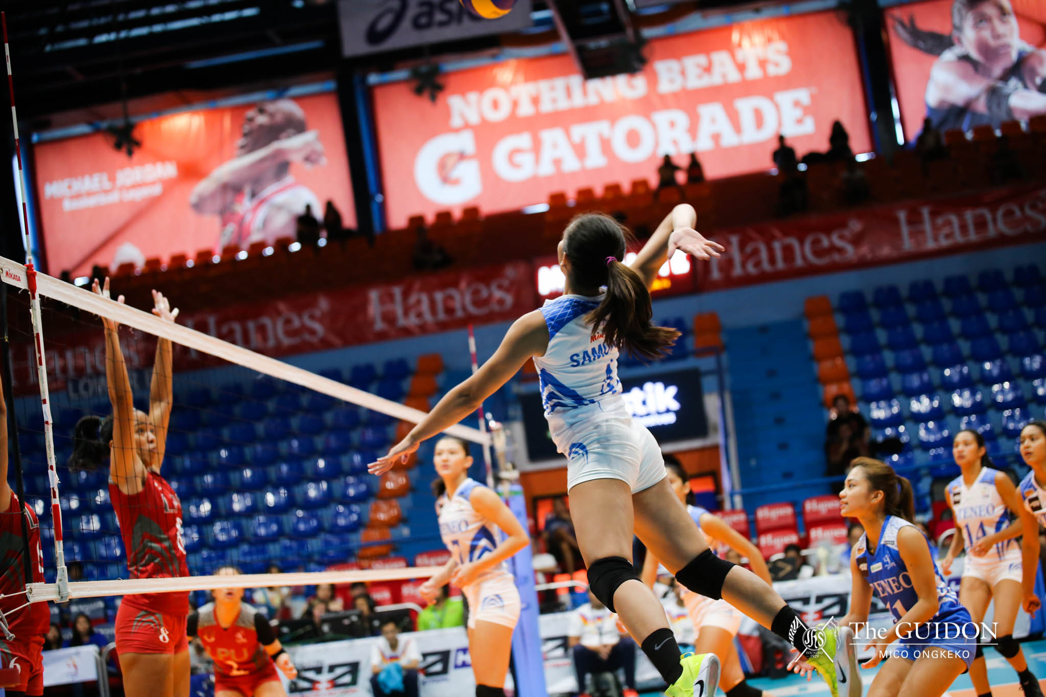 Lady Eagles Steamroll LPU In Straight Sets At PVL
